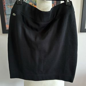 Lacoste pencil skirt. Black and stretchy